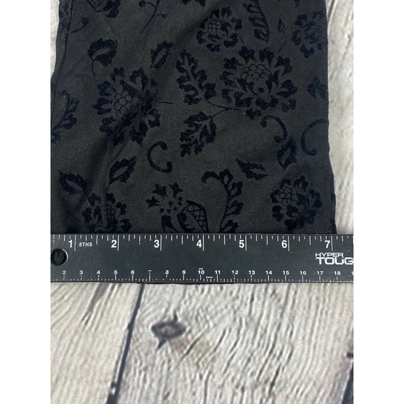 Equestrian Designs Women’s Black Two Tone‎ Floral Trouser Career Pants Size S - Picture 10 of 11